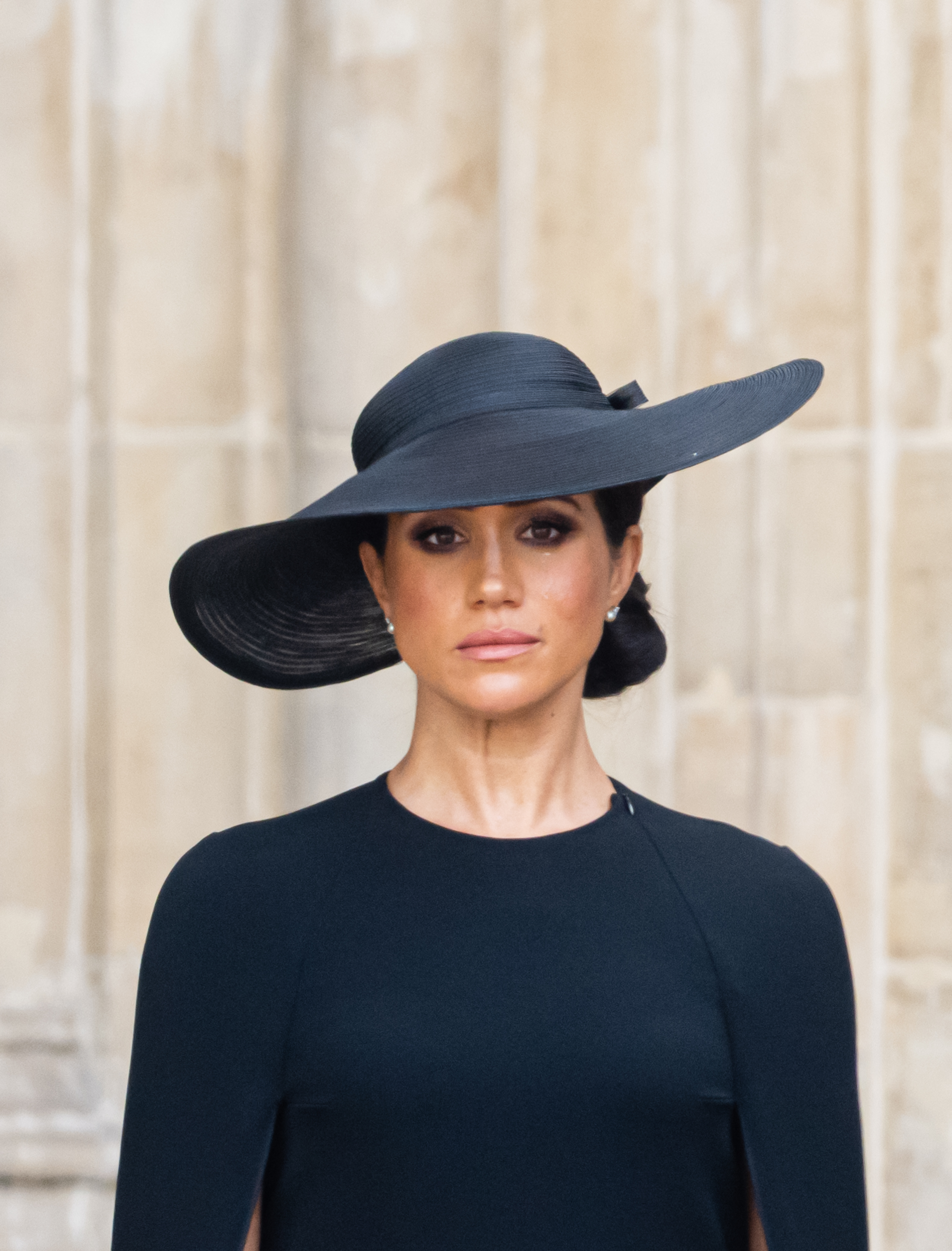 Duchess of Meghan at the State Funeral of Queen Elizabeth II on September 19, 2022, in London, England | Source: Getty Images