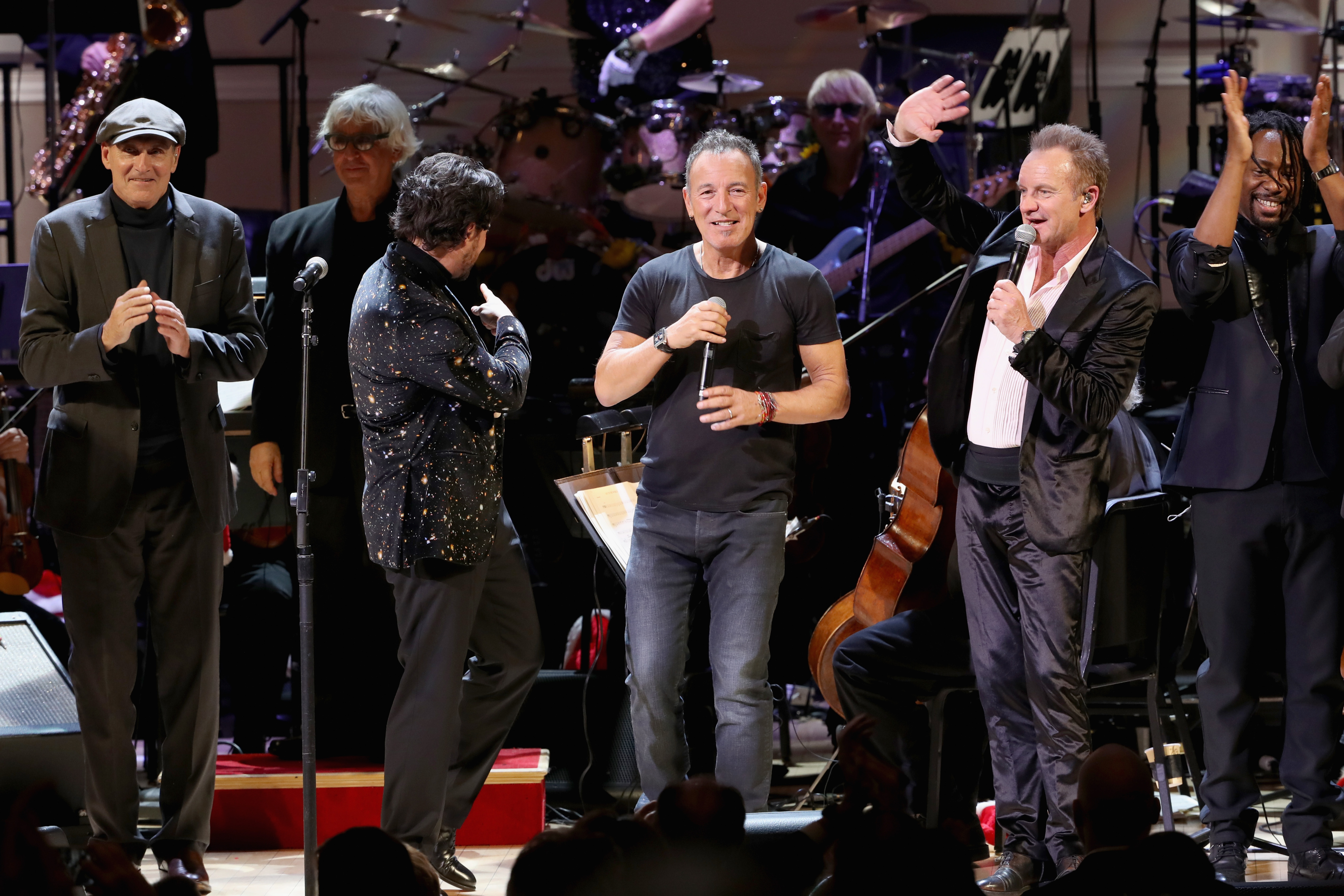 During the 2016 Revlon Concert for the Rainforest Fund titled "Baby It's Cold Outside", James Taylor, Vittorio Grigolo, Bruce Springsteen, and Sting shared the stage at Carnegie Hall. The all-star lineup delivered a powerful group performance, uniting classical, rock, and folk influences for a night dedicated to environmental awareness.