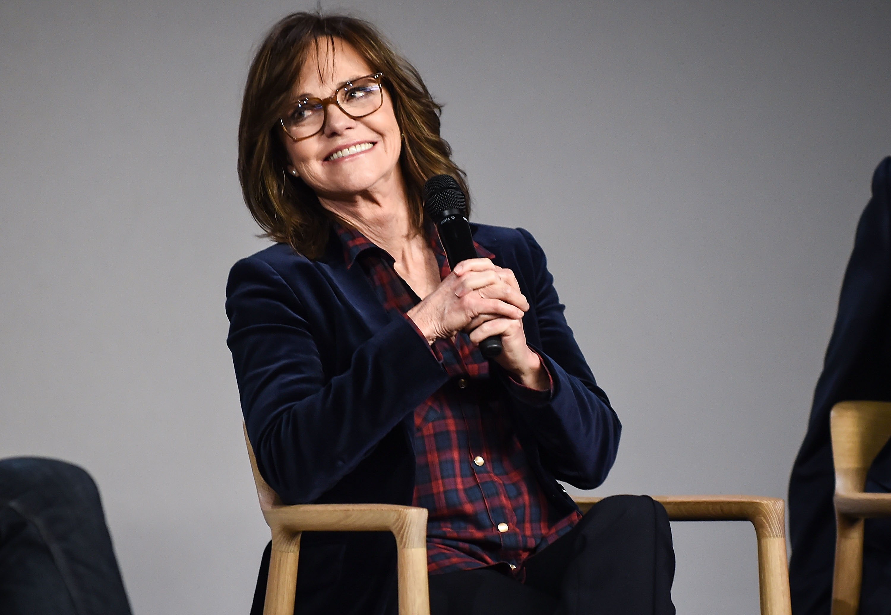 Sally Field at "Meet the Filmmaker: Sally Field and Michael Showalter" for "Hello My Name Is Doris" at Apple Store Soho on March 8, 2016 in New York City | Source: Getty Images