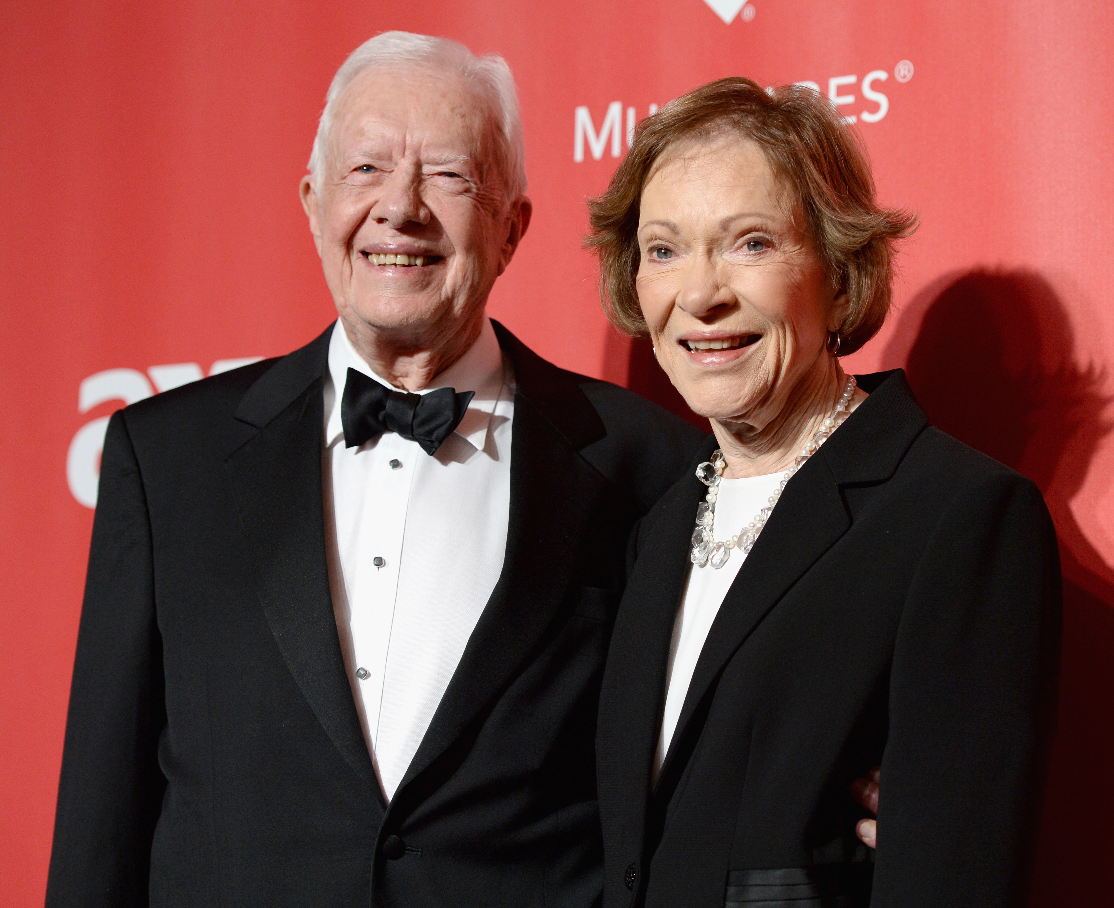 Former U.S. President Jimmy Carter and former U.S. First Lady Rosalynn Carter at the 25th anniversary MusiCares Person Of The Year Gala in Los Angeles, California on February 6, 2015 | Source: Getty Images