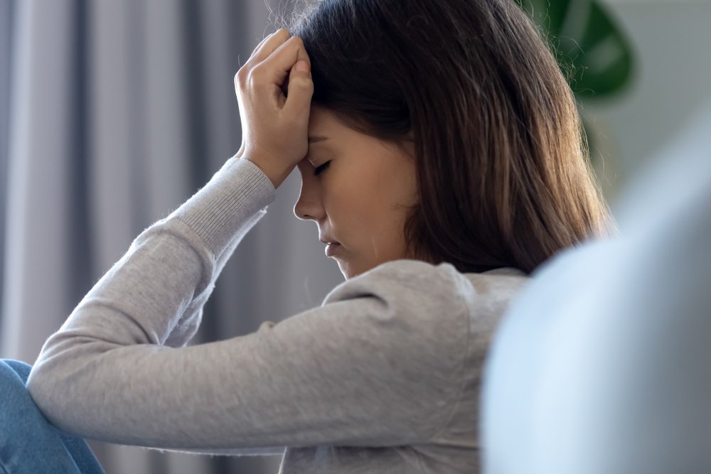 Depressive Frau | Quelle: Shutterstock