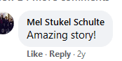 Kommentar einer Internetnutzerin zur herzerwärmenden Geschichte auf Facebook | Quelle: Facebook.com/cami.loritz