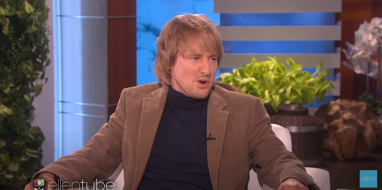 A screenshot of Owen Wilson opening up about parenting and his sons during an interview dated June  8, 2017. | Source: YouTube/TheEllenShow