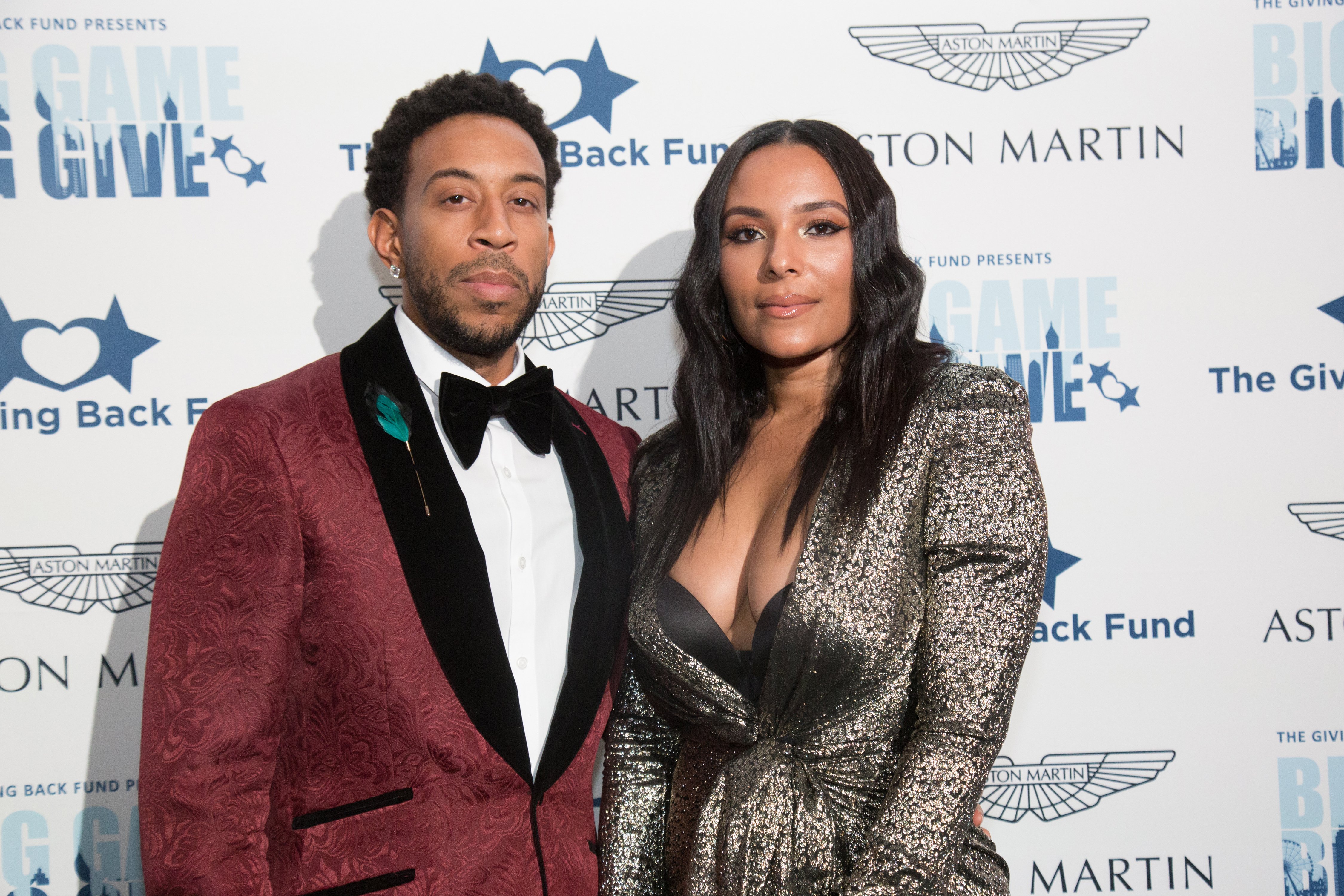 Ludacris and Eudoxie Bridges at the "Big Game Big Give" Superbowl Party on February 02, 2019. | Photo: Getty Images
