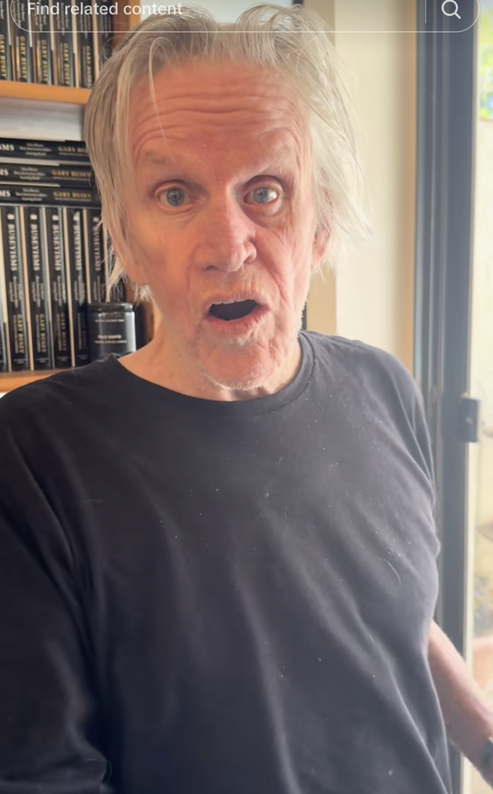 Gary Busey shares quirky thoughts with fans on TikTok | Source: TikTok/@buseyisms