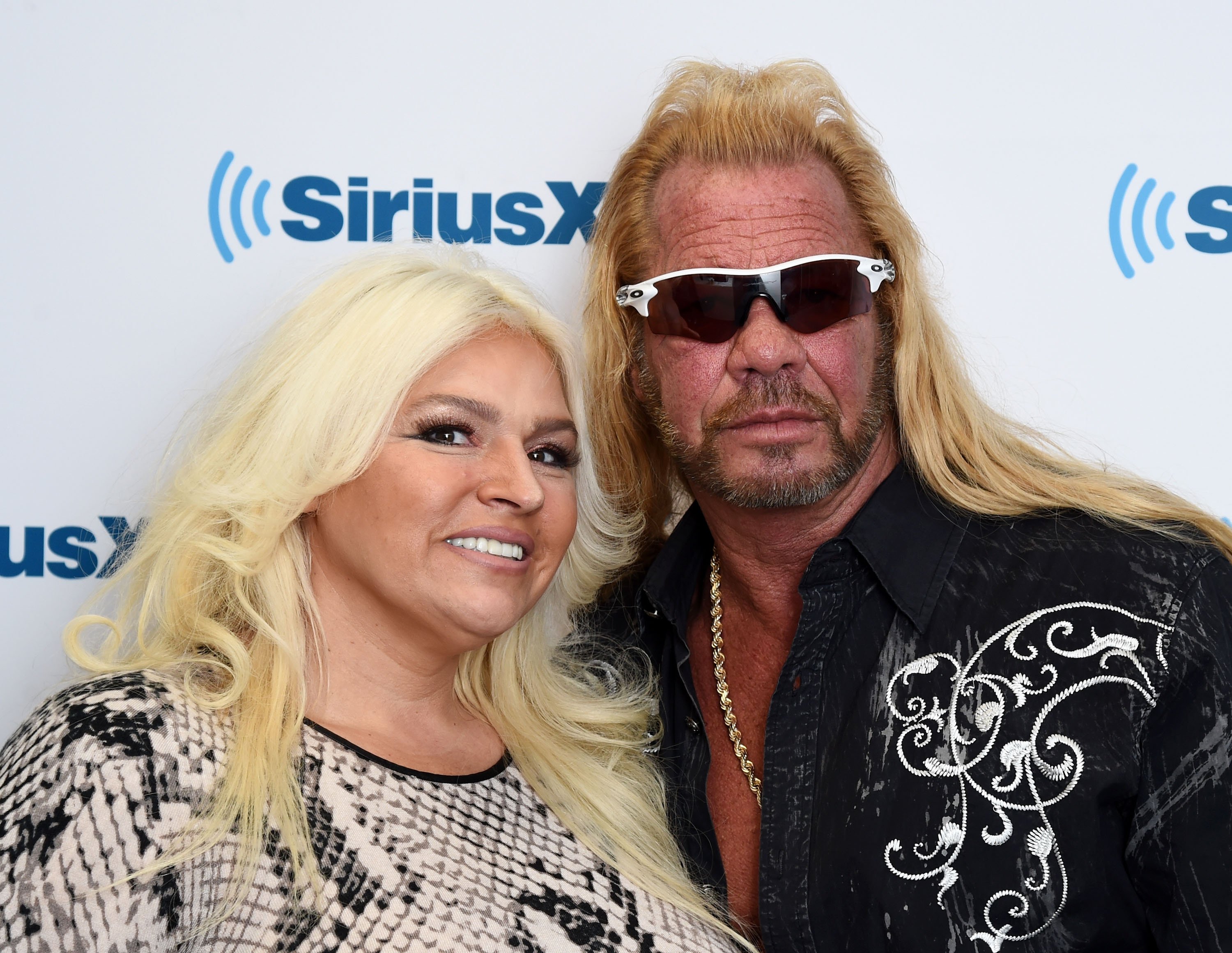 Beth Chapman and Dog the Bounty Hunter, Duane Chapman visits the SiriusXM Studios on April 24, 2015, in New York City. | Source: Getty Images.