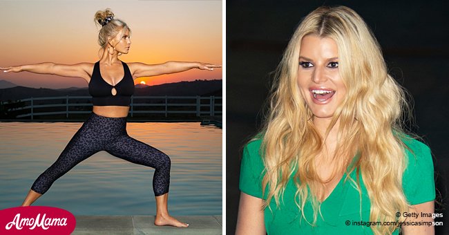 jessica simpson yoga pants