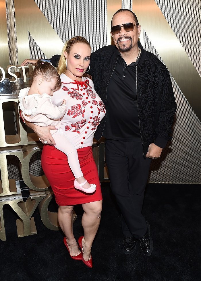 Ice-T with his wife Coco and daughter Channel I Image: Getty Images