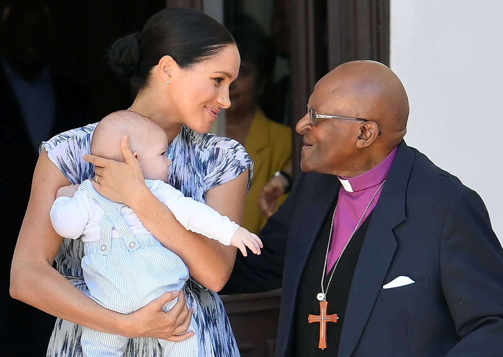 The Royal Sussex baby Archie meets Bishop Desmond Tutu/ Source: Getty Images