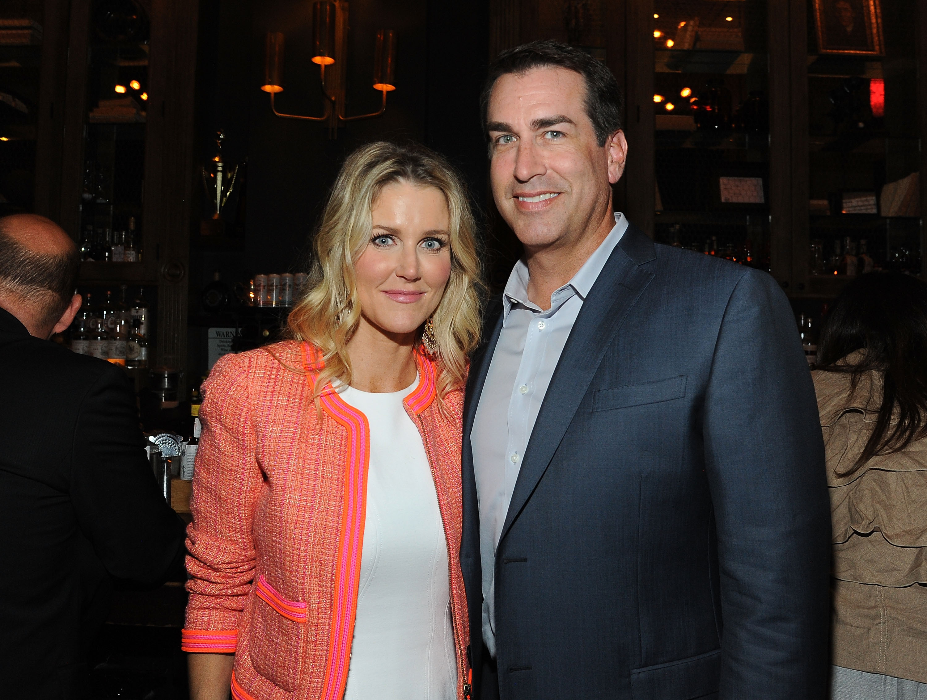 Tiffany Riggle and Rob Riggle at the Los Angeles Special Screening of "Just Before I Go" on April 20, 2015 in Hollywood, California. | Source: Getty Images