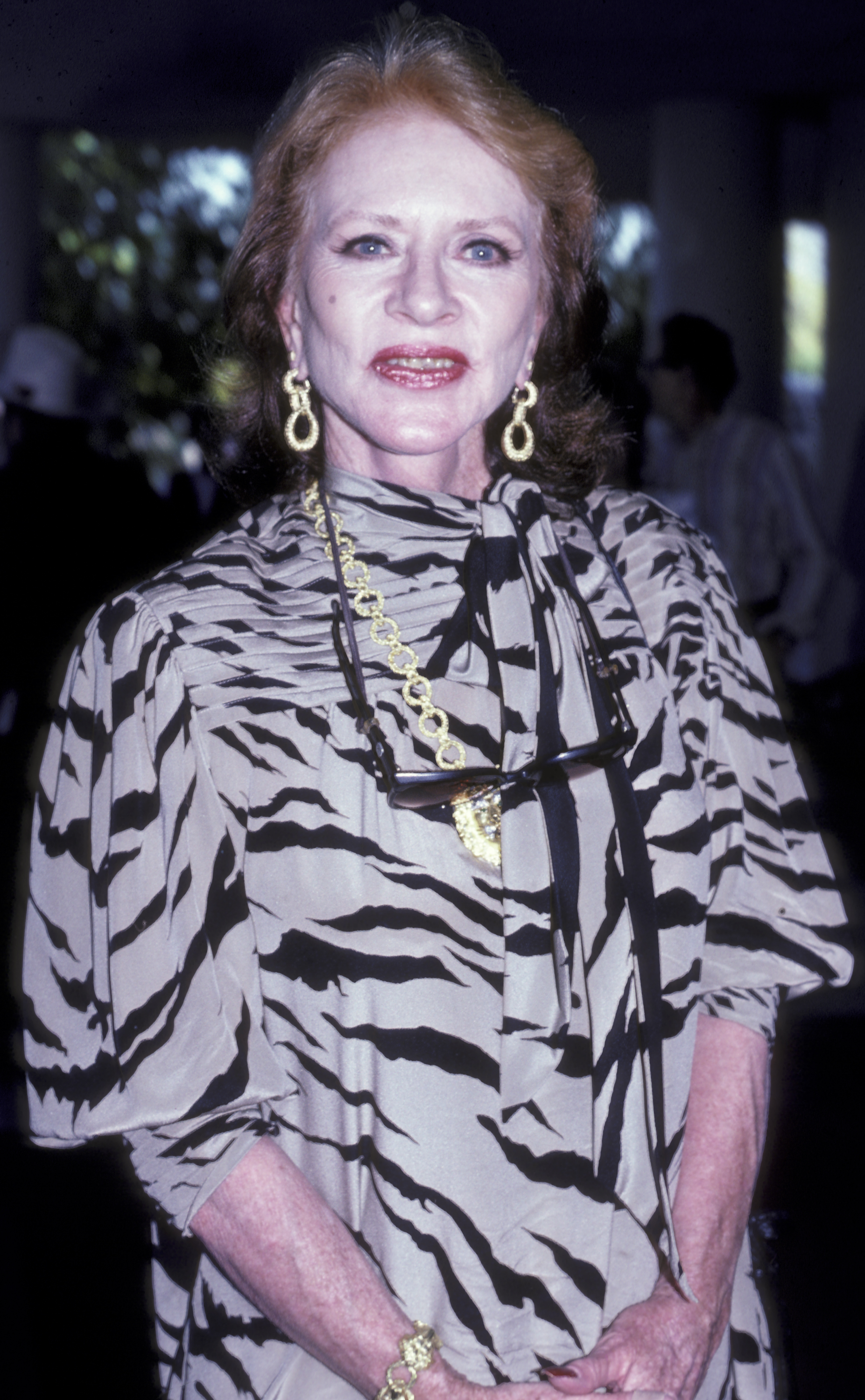 Amanda Blake attends Golden Boot Awards on August 15, 1985, at the Beverly Hilton Hotel in Beverly Hills, California. | Source: Getty Images