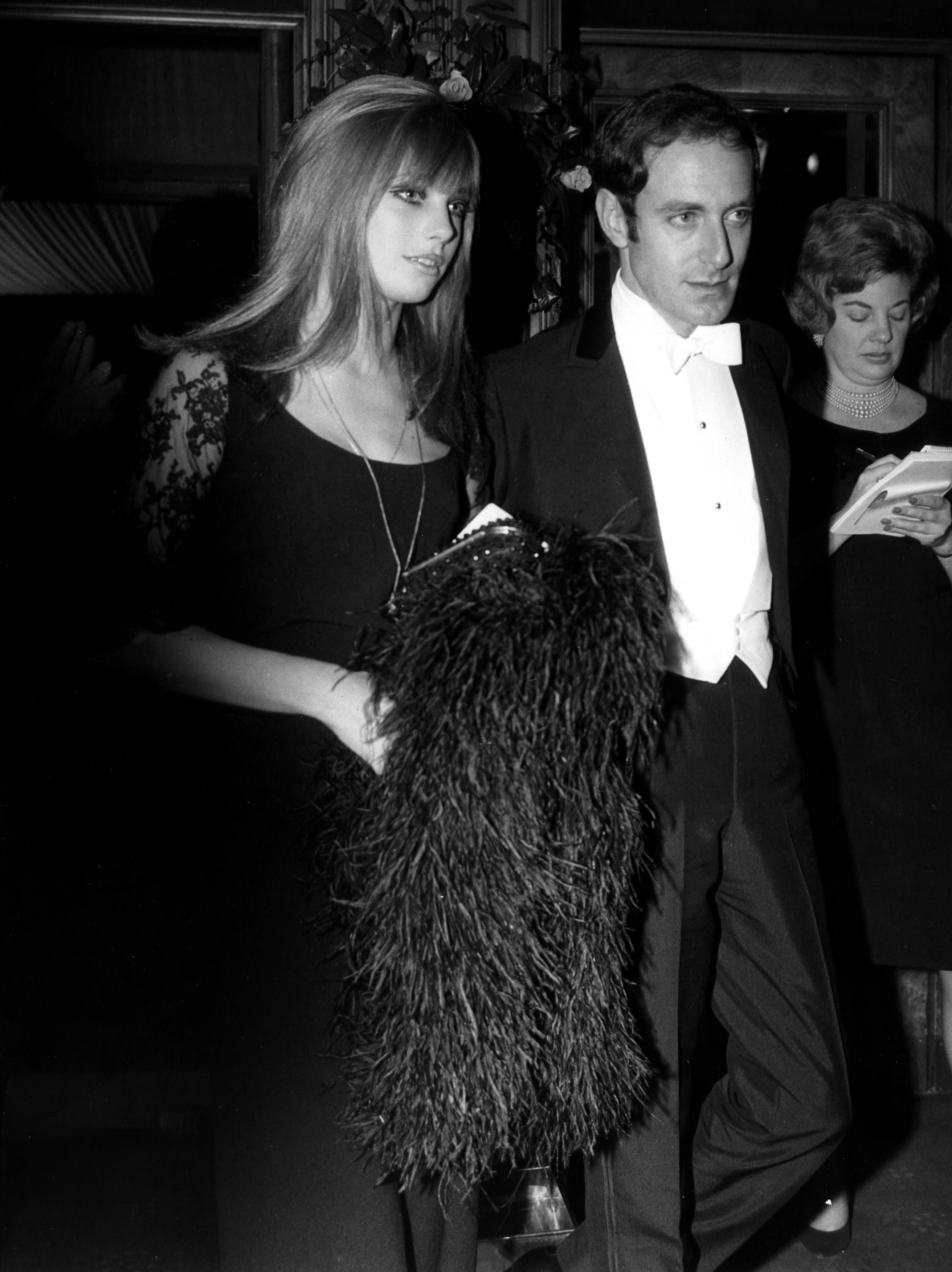 John Barry and Jane Birkin attending an event in 1966. | Source: Getty Images