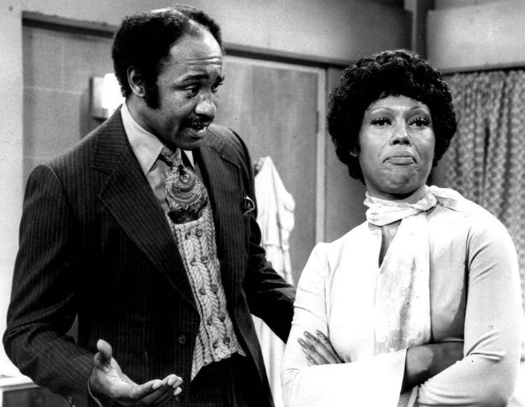 Ja'net DuBois (Wilona) and her boyfriend played by J.A. Preston on "Good Times" on April 23, 1976 | Photo: Wikipedia/CBS Television