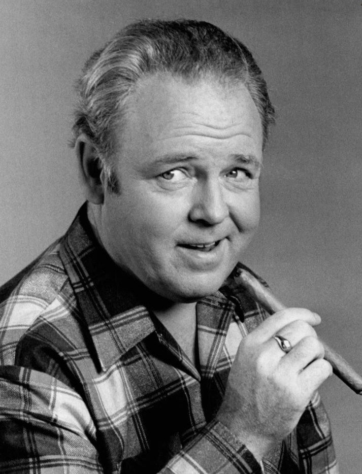 Actor Carroll O'Connor as Archie Bunker. | Source: Wikimedia Commons.