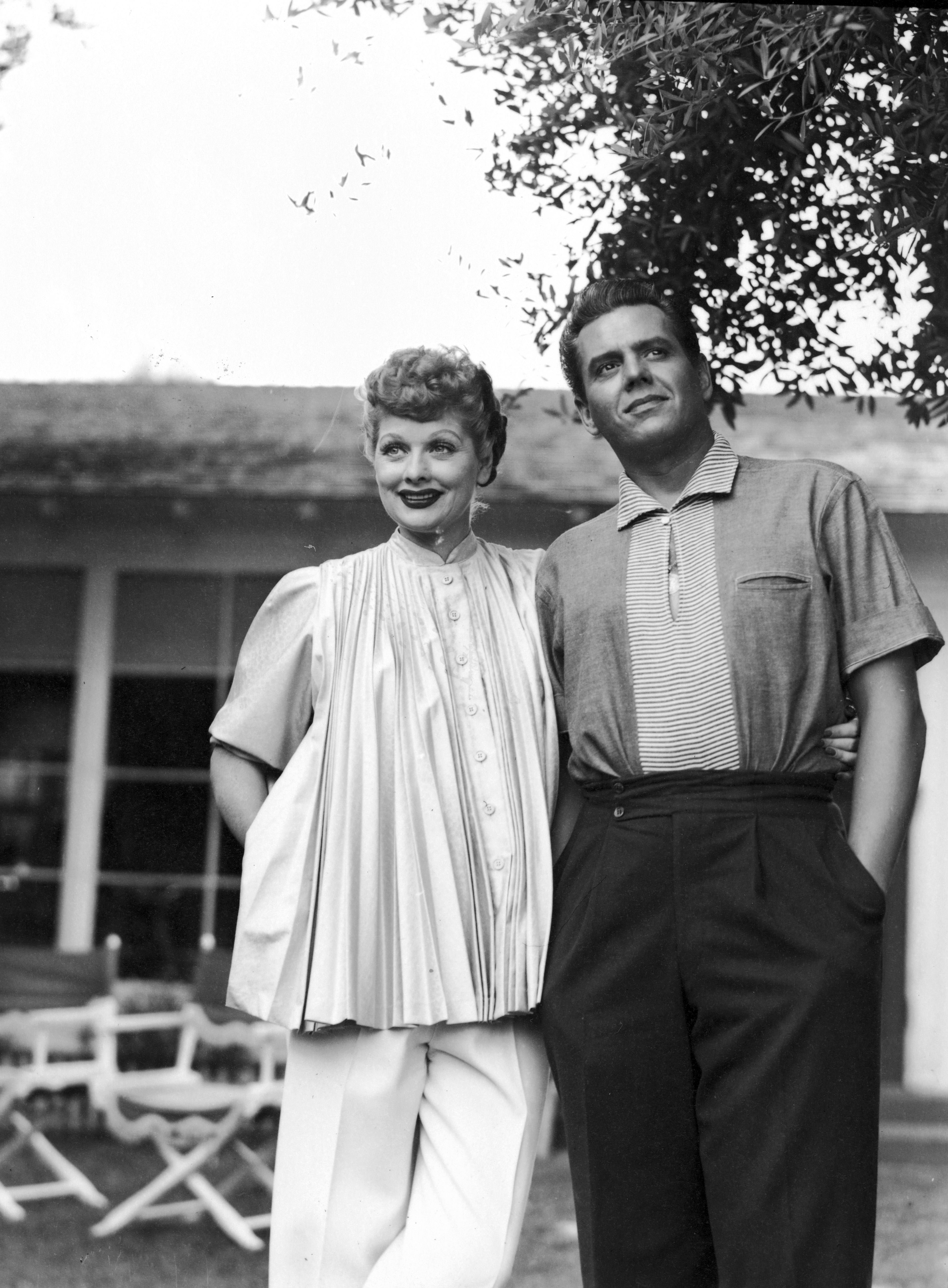 Photo of Actress Lucille Ball and her husband actor Desi Arnaz | Source: Getty Images