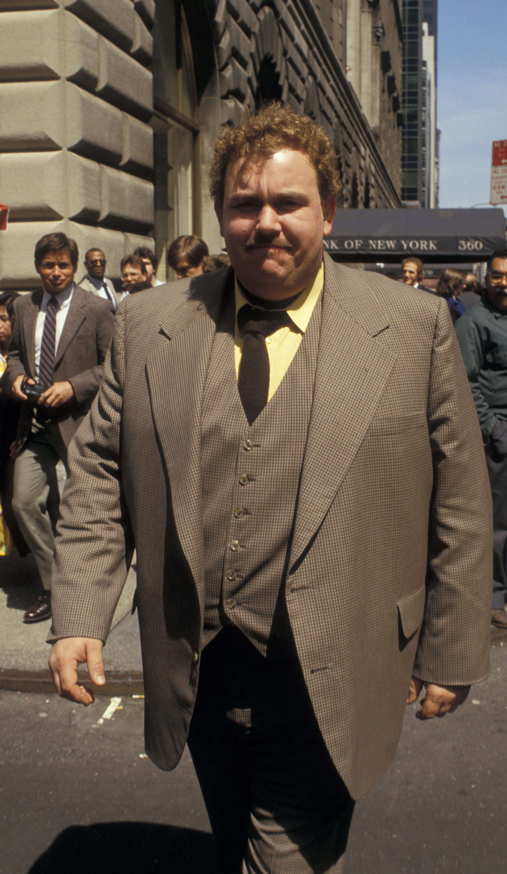 John Candy on set, circa 1987 | Source: Getty Images