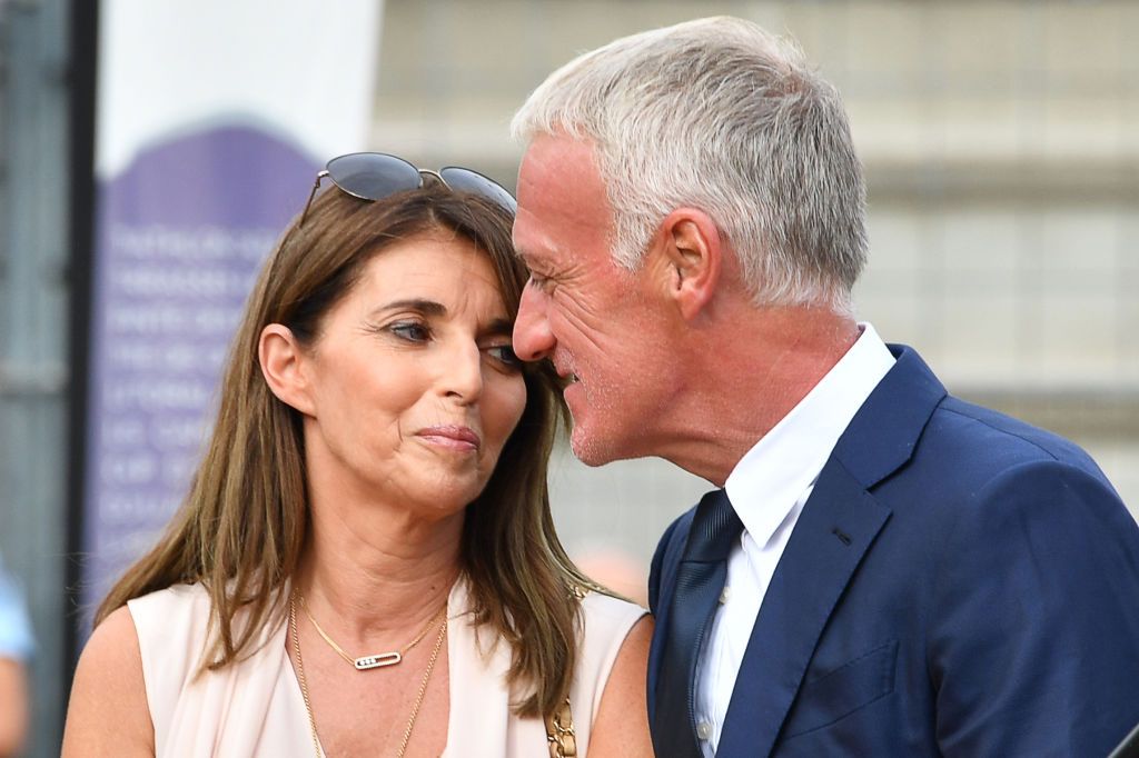 Didier Deschamps et son épouse Claude, le 12 septembre 2018, à Cap-d'Ail, dans le sud-est de la France. | Photo : Getty Images