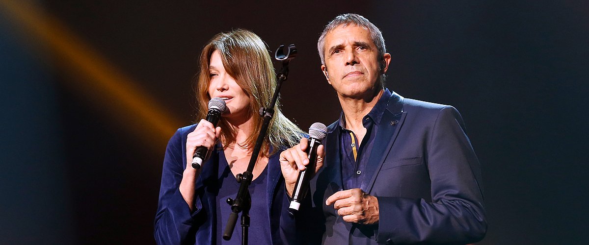 Julien Clerc et Carla Bruni. | Photo : Getty Images