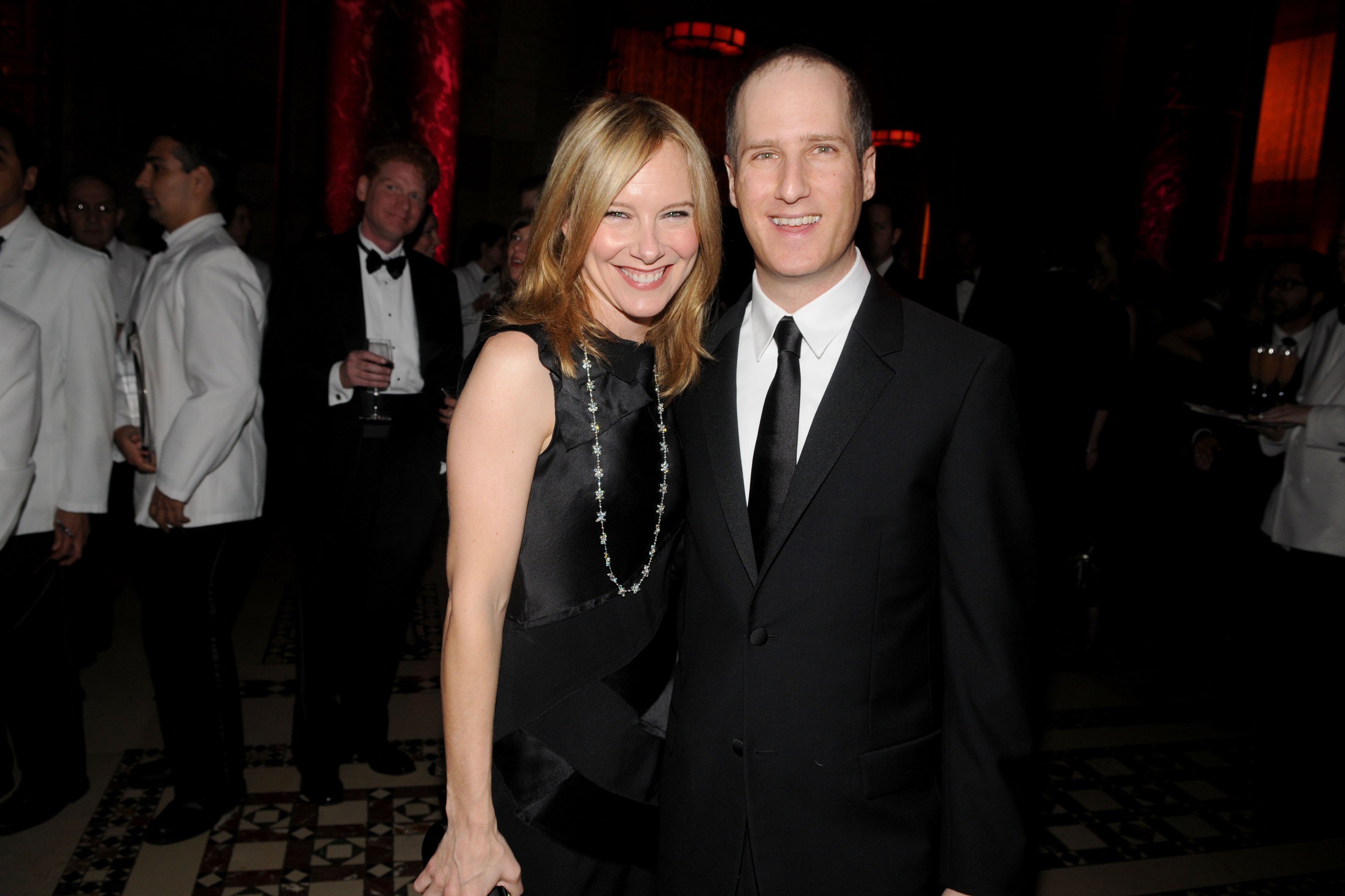 Amy Ryan and Eric Slovin at "The Museum of the Moving Image Salutes Ben Stiller" on November 12, 2008, in New York City. | Source: Getty Images