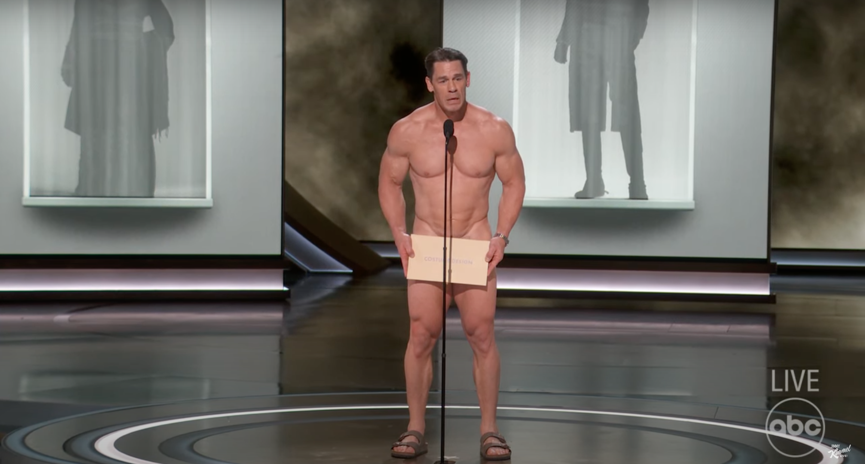 John Cena during the 96th Annual Academy Awards at Dolby Theatre on March 10, 2024 in Hollywood, California | Source: YouTube/@JimmyKimmelLive