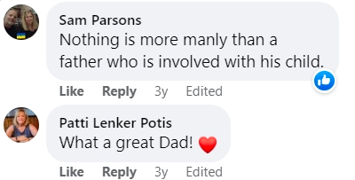 A screenshot of two comments talking about Bradley Cooper posted on November 1, 2019 | Source: Facebook/Lisa Scottoline