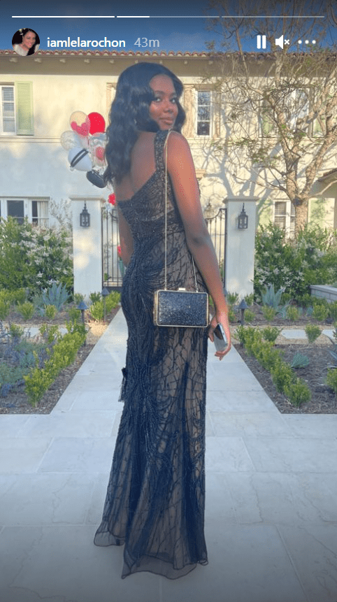 Lela Rochon and Antoine Fuqua's daughter during her second prom | Photo: Instagram/iamlelarochon