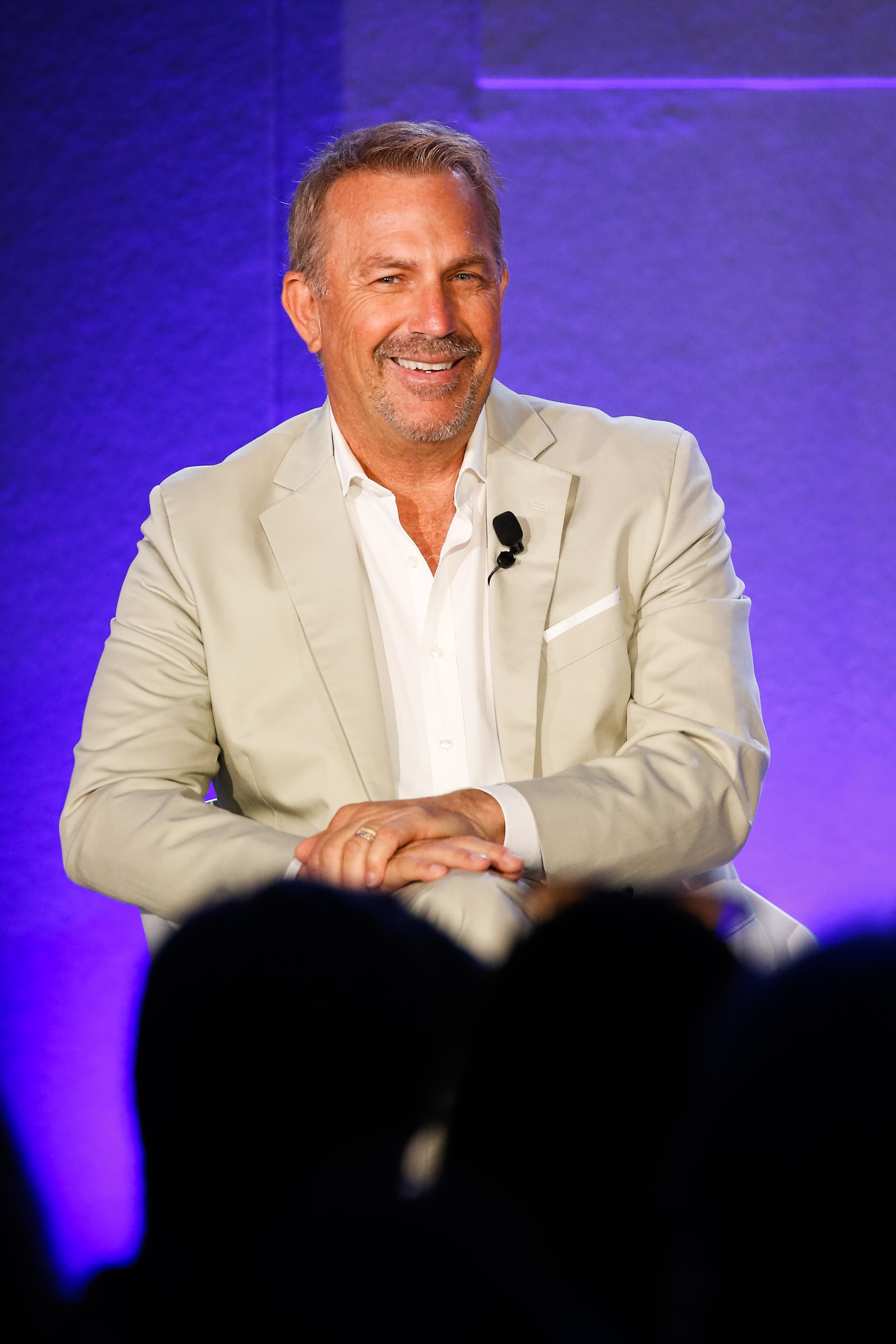 Kevin Costner at a panel during the Cannes Lions Festival 2018 on June 21, 2018 | Photo: GettyImages
