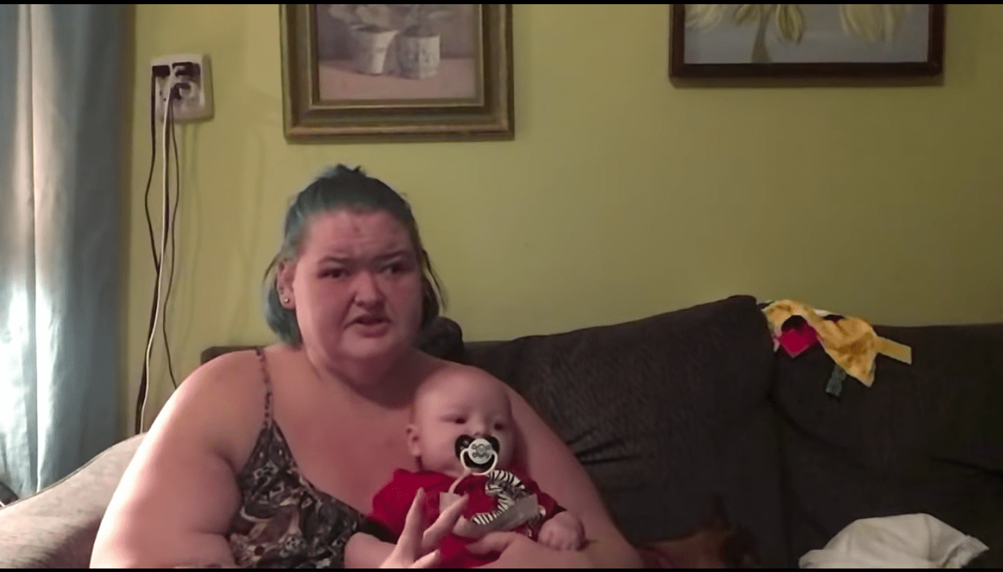 Amy Slaton holding her baby Gage in a video uploaded to her channel on March 2, 2021 | Source: YouTube/ Amy Slaton-Halterman