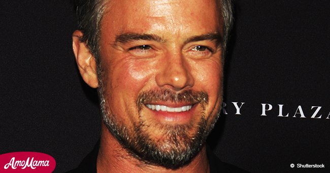 Josh Duhamel is seen holding his 4-year-old son's hand. He looks like his exact mini-me