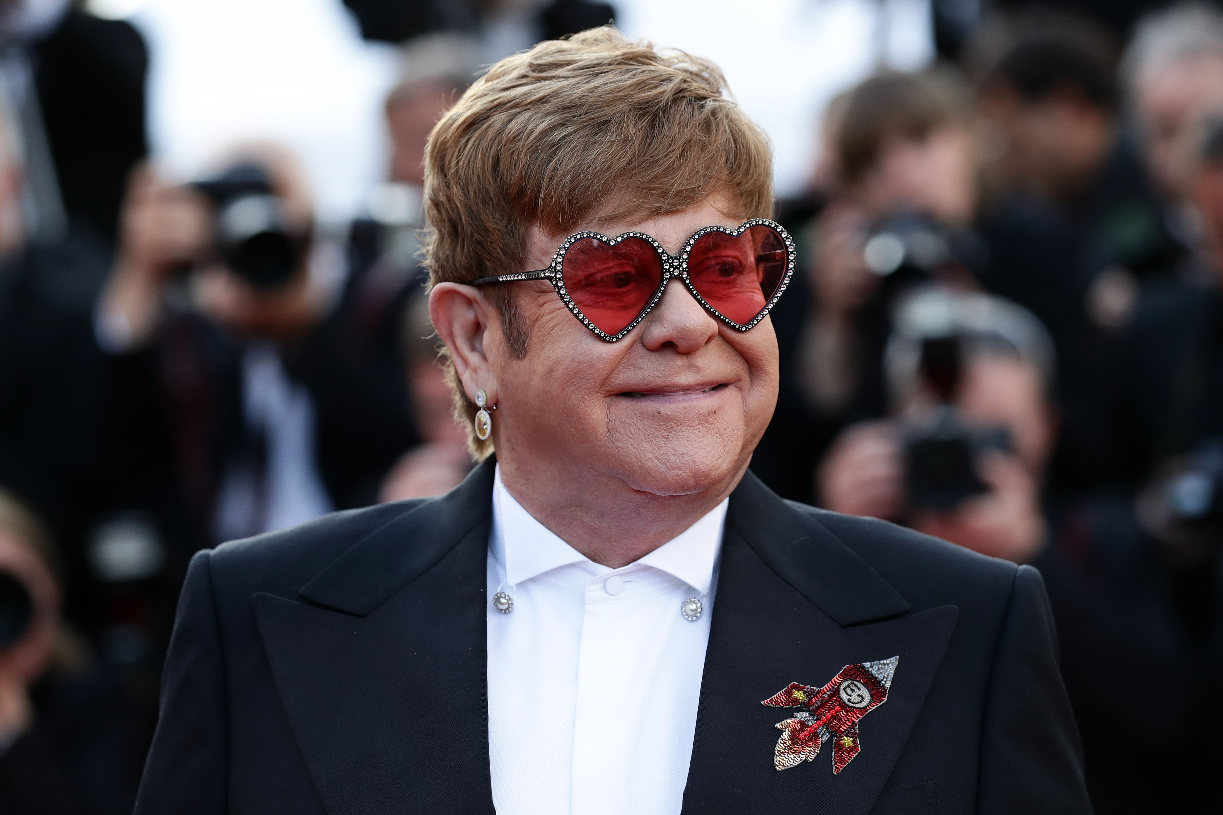 Sir Elton John at the screening of "Rocketman" during the 72nd annual Cannes Film Festival in Cannes, France | Photo: Vittorio Zunino Celotto/Getty Images for Paramount Pictures