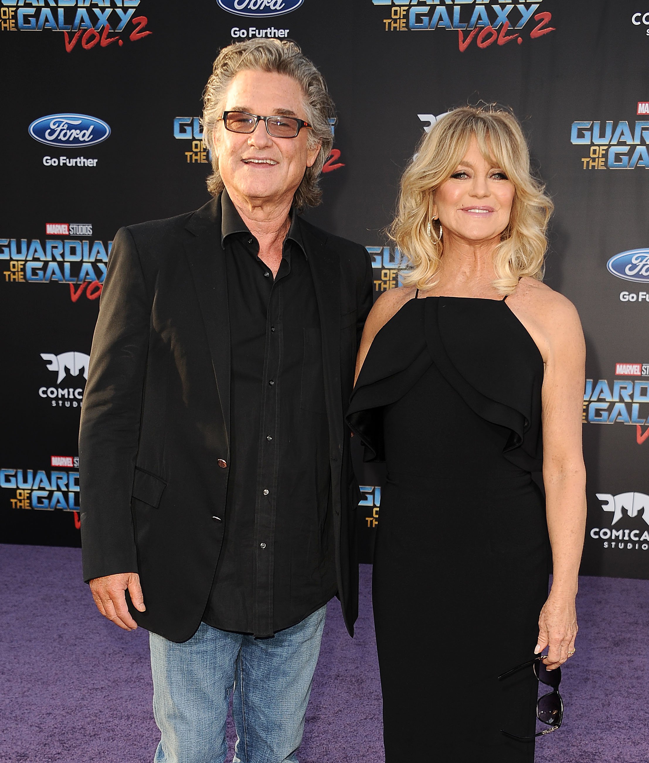 Kurt Russell und die Schauspielerin Goldie Hawn besuchen die Premiere von "Guardians of the Galaxy Vol. 2" am 19. April 2017 im Dolby Theatre in Hollywood, Kalifornien. | Quelle: Getty Images