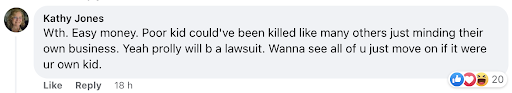 A user's comment on Good Morning America's Facebook post | Source: facebook.com/Good Morning America