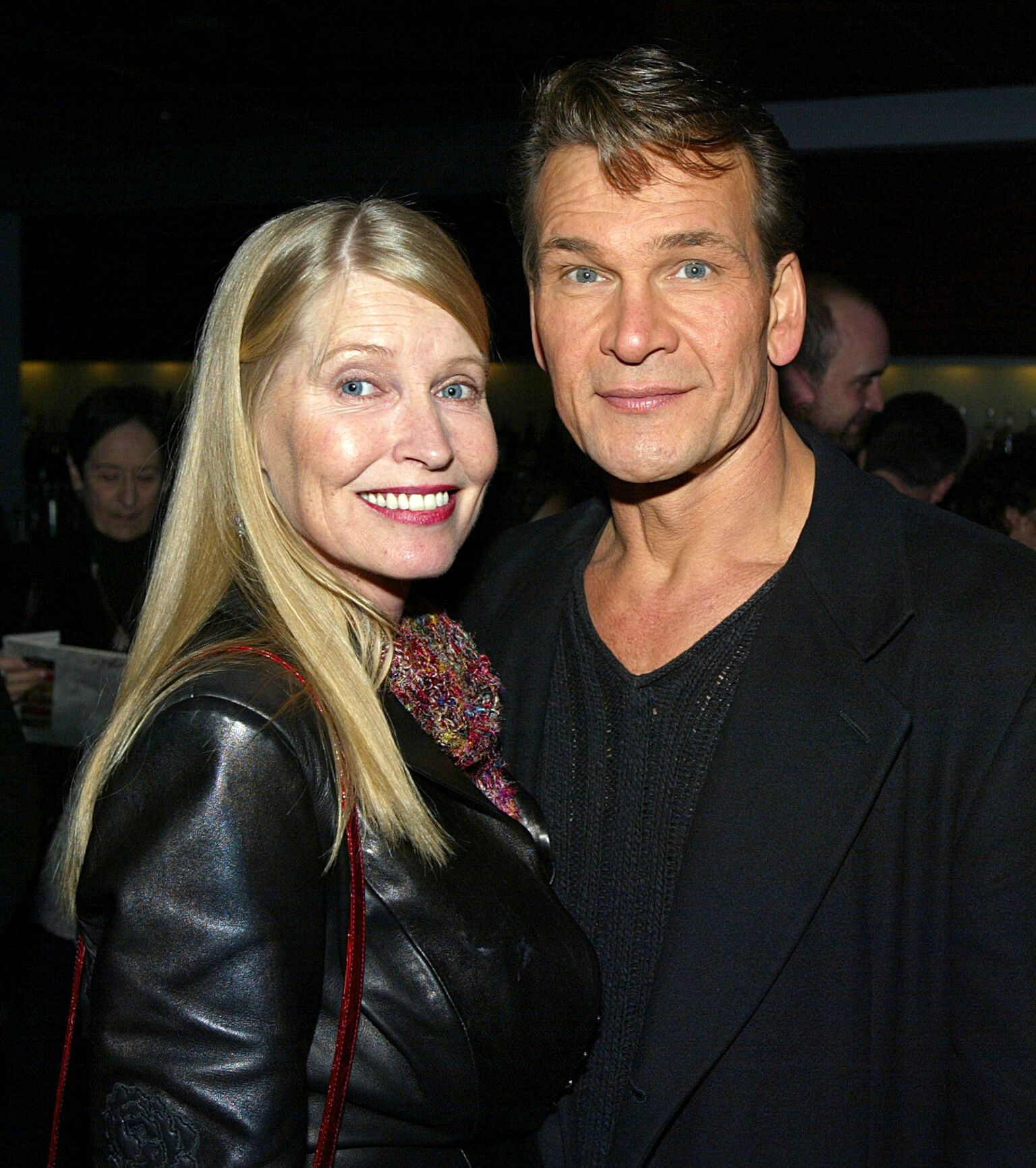 Patrick Swayze and his wife Lisa Niemi arrive at the after-party for "Chicago - The Musical" | Getty Images
