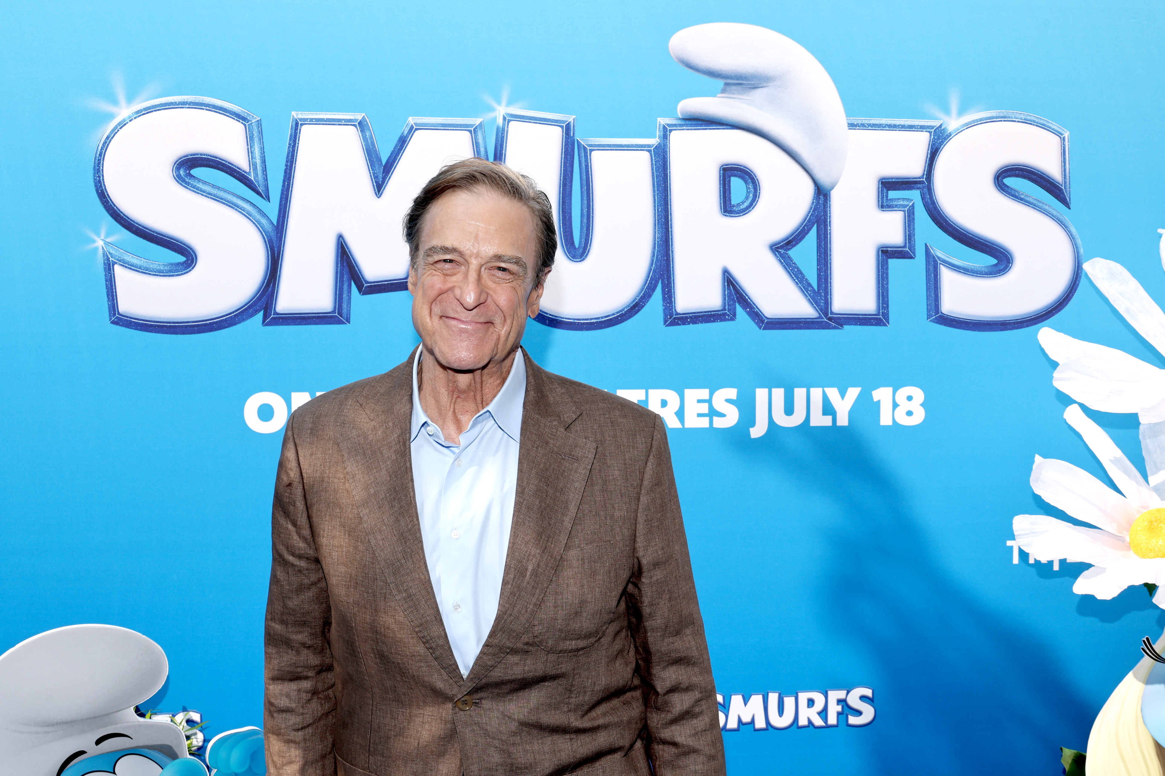 John Goodman during the "Smurfs" New York Screening at SVA Theater on July 15, 2025, in New York City | Source: Getty Images