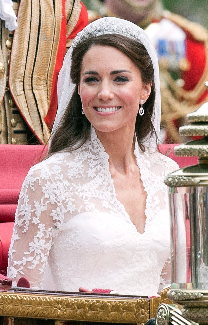 Kate Middleton on her wedding day. I Image: Getty Images.