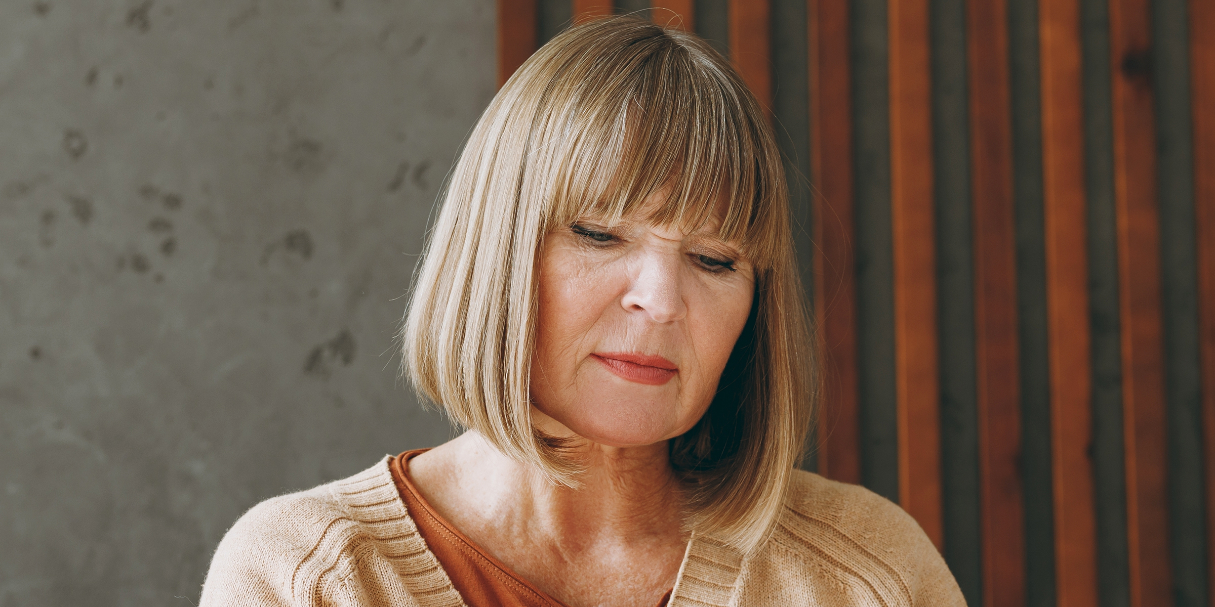 An upset woman with a stern expression | Source: Shutterstock