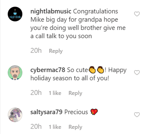More fan comments on Michael's post | Instagram: @michaelkirkdouglas
