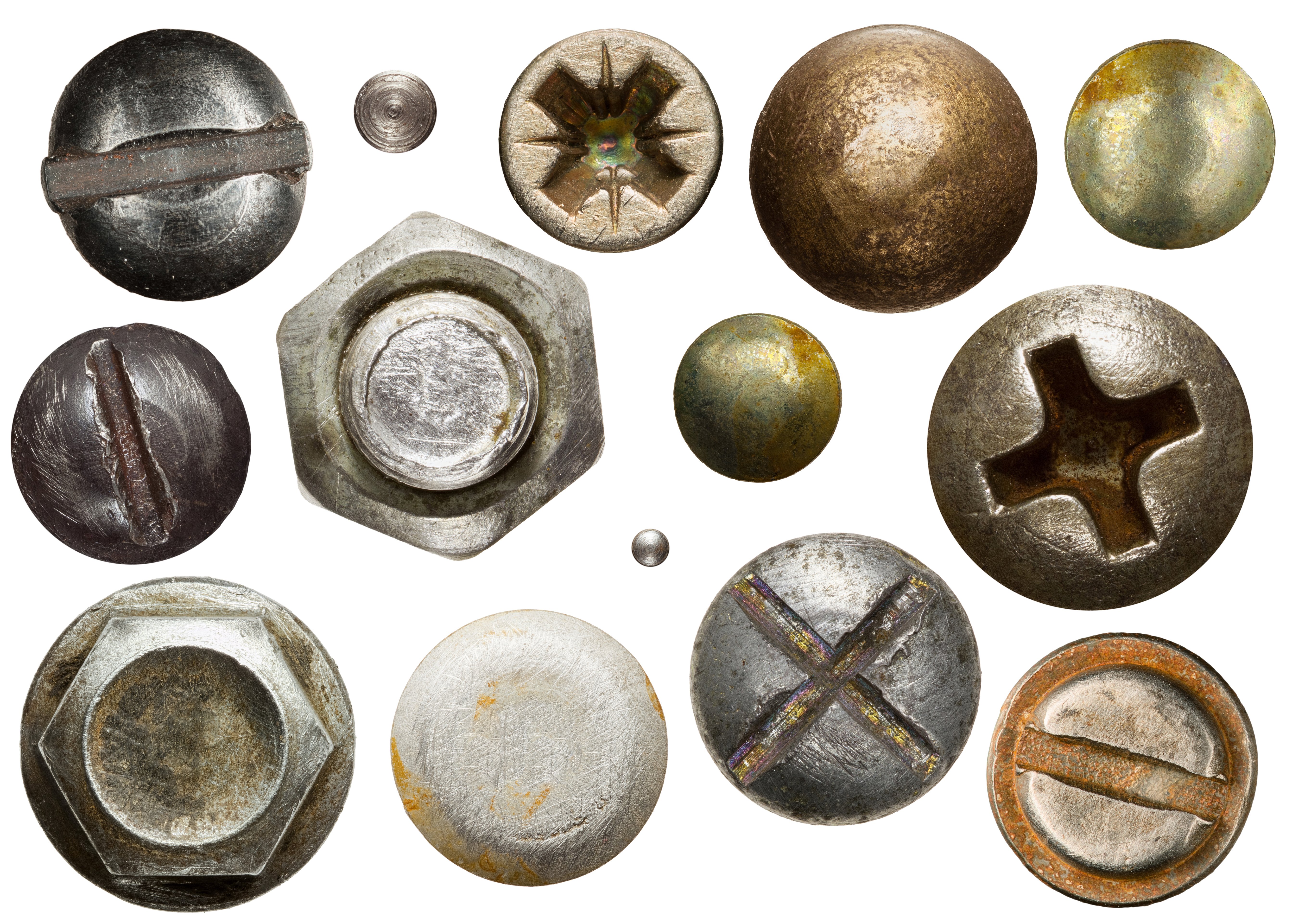 Tornillos oxidados. |Foto: Shutterstock