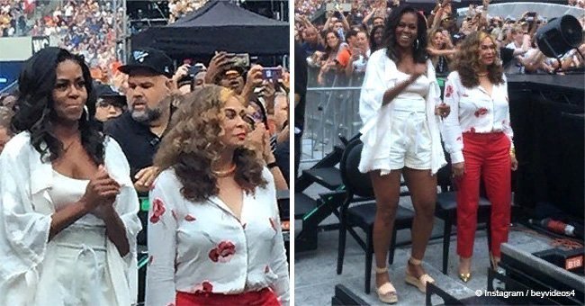 Michelle Obama's youthful dance at Beyoncé concert 