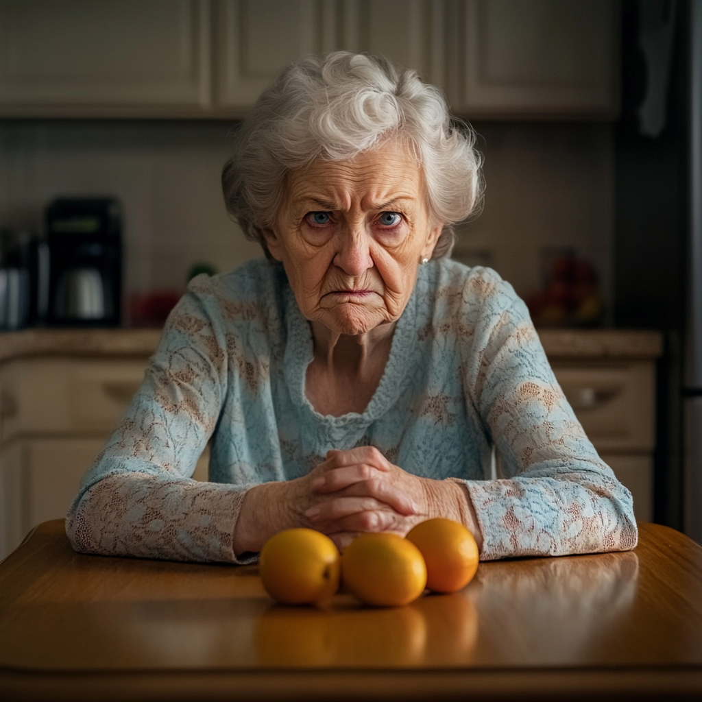 A serious elderly woman | Source: Midjourney