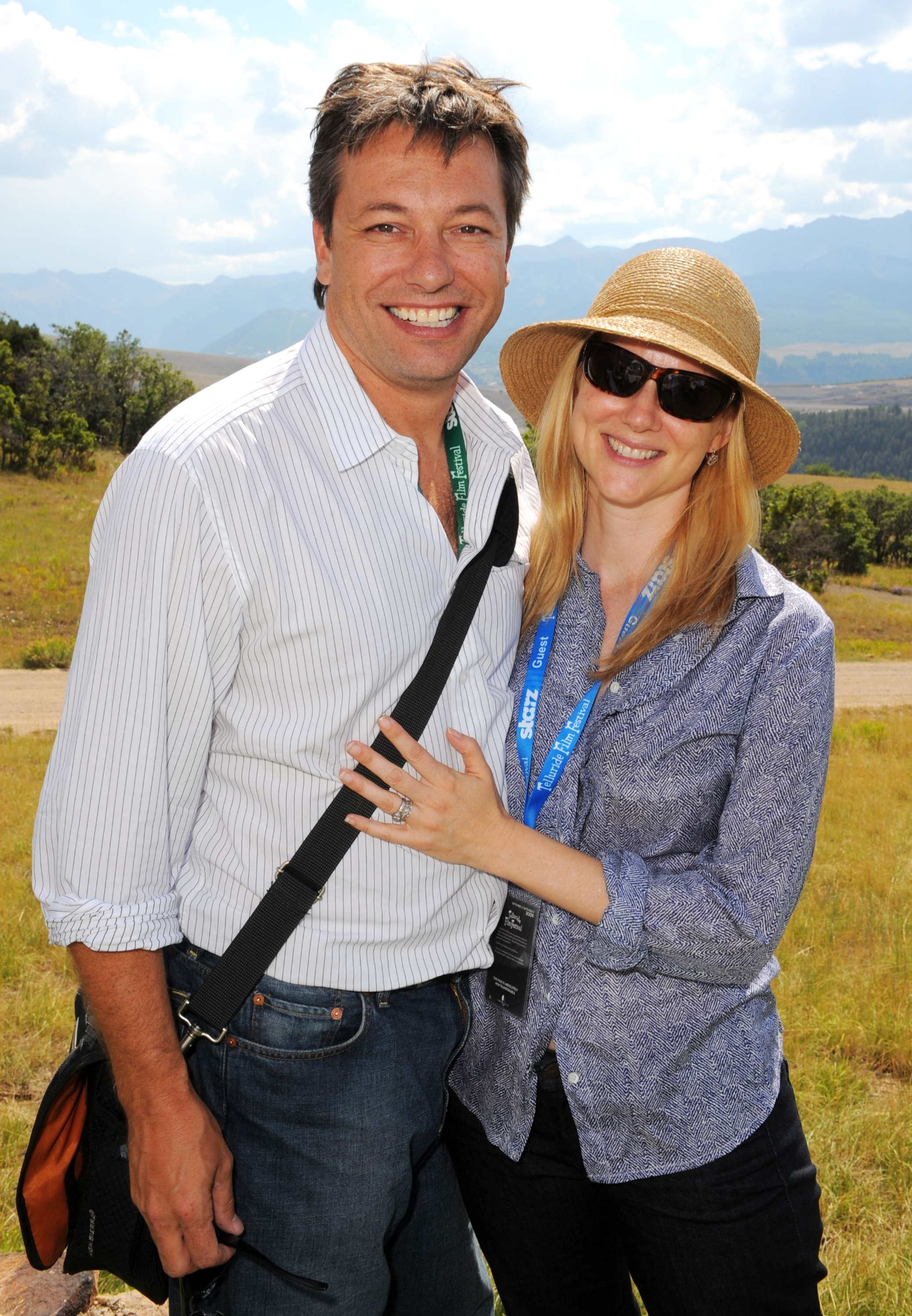 Laura Linney and Marc Schauer during the 36th Telluride Film Festival held at the Opera House on September 4, 2009, in Telluride, Colorado. | Source: Getty Images.