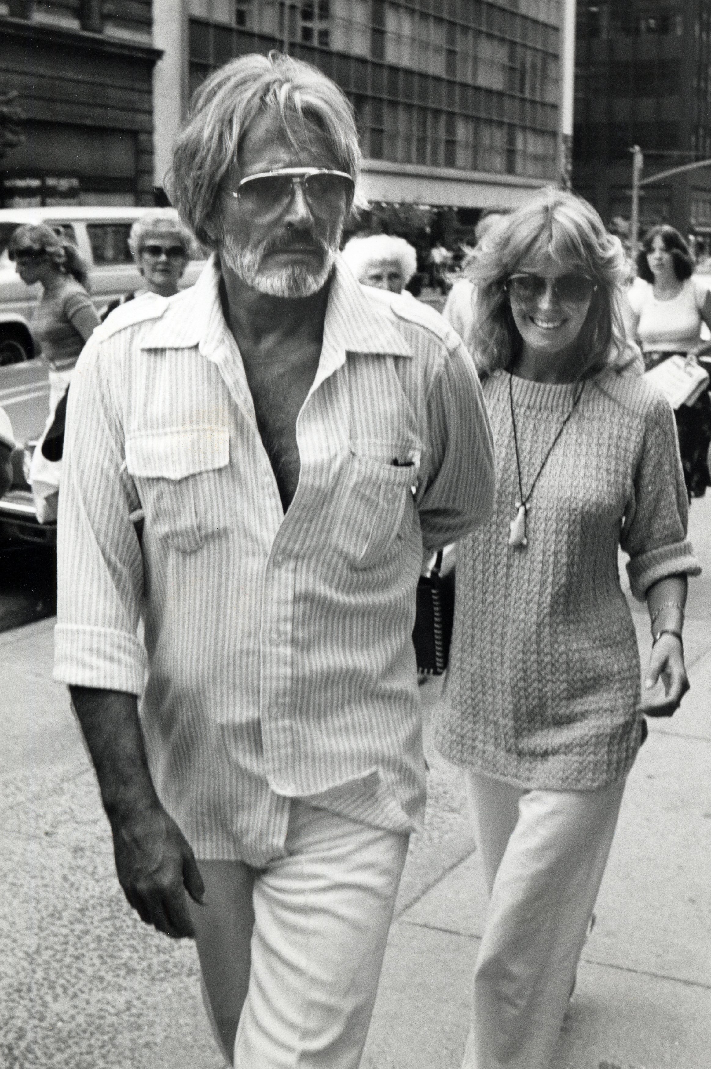 John Derek and Bo Derek during sighting at the Pierre Hotel on July 21, 1981 in New York City, New York | Photo: Getty Images