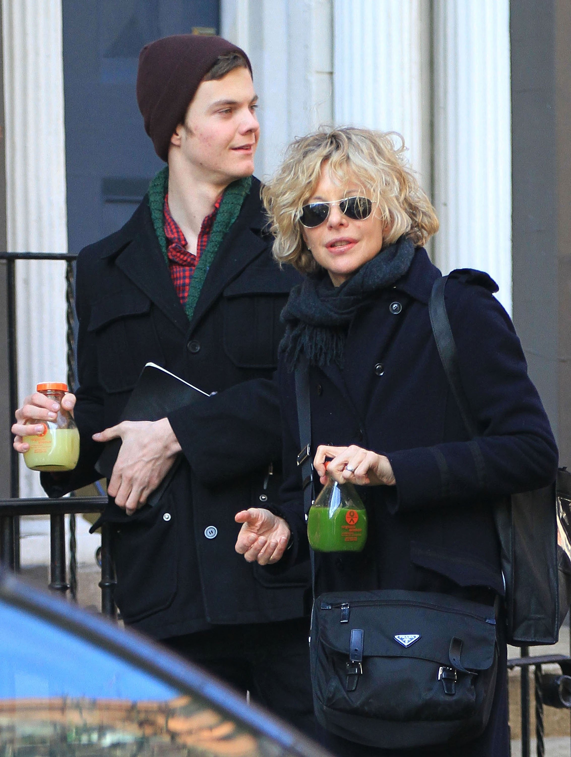 Meg Ryan and her son Jack in New York in 2011 | Source: Getty Images