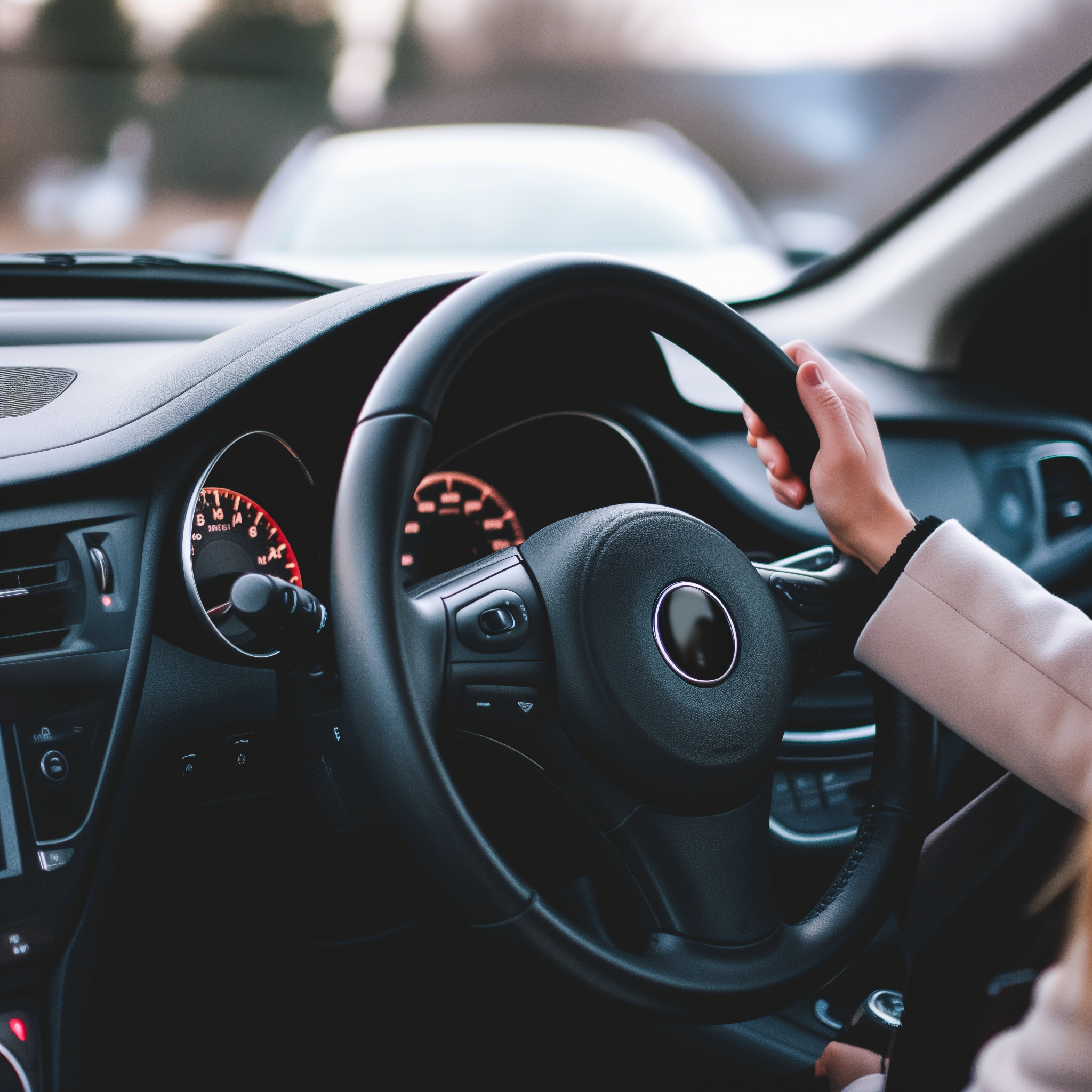 A woman driving | Source: Midjourney