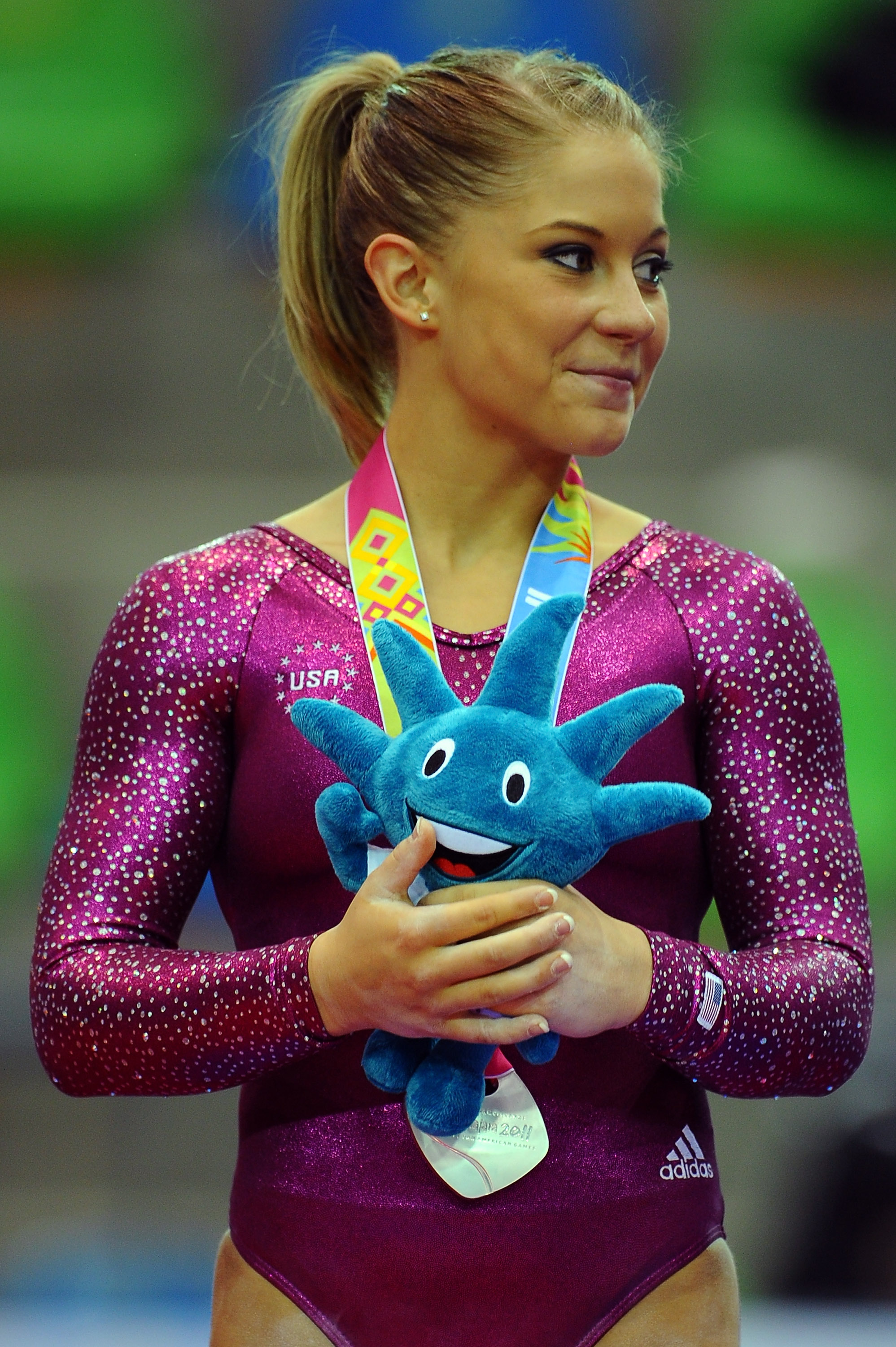 Shawn Johnson at the Women's Artistic Gymnastics Finals in Mexico in 2011 | Source: Getty Images