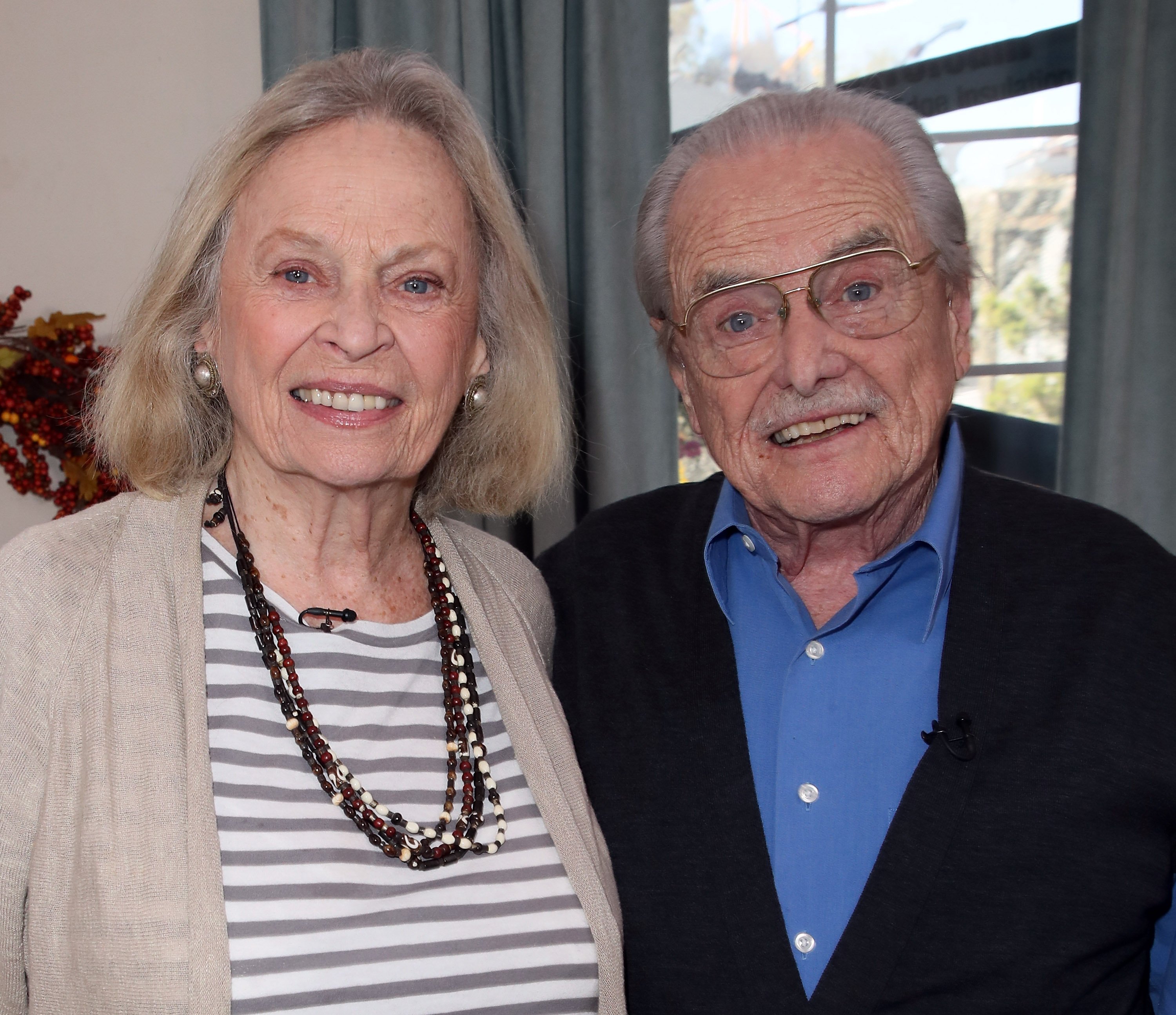 Bonnie Bartlett and husband William Daniels visit Hallmark's "Home & Family" on October 25, 2017. | Source: Getty Images
