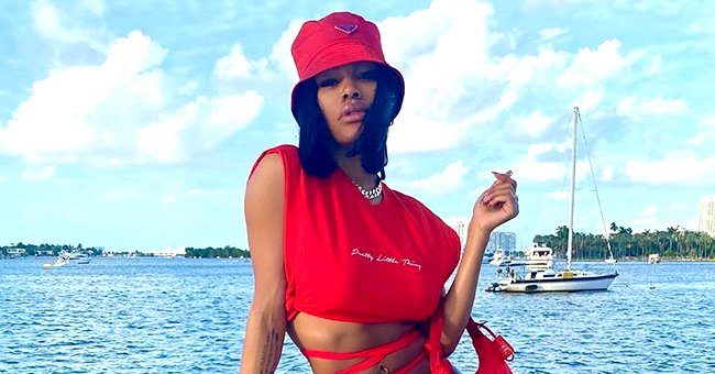 Check Out Teyana Taylor's Toned Figure in a Blue Bikini as She Gets ...