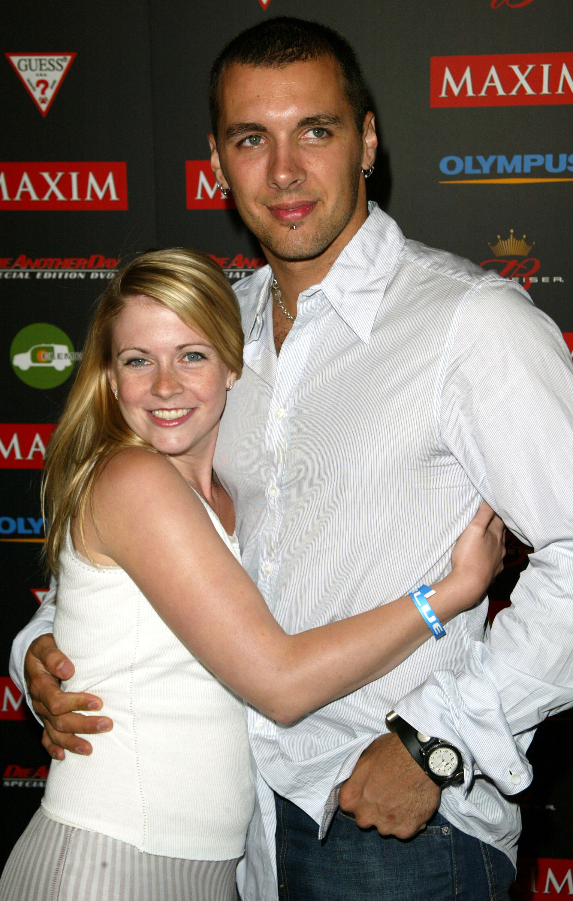 Melissa Joan Hart with her husband Mark Wilkerson at the Maxim Hot 100 event on June 11, 2003, in Hollywood, California | Source: Getty Images