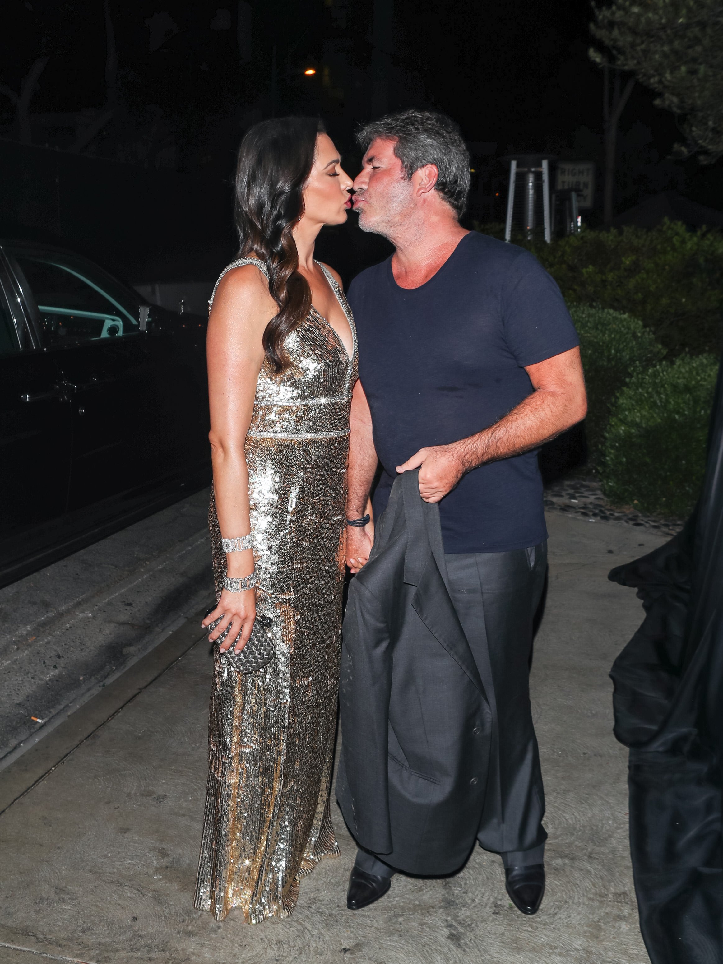 Simon Cowell and Lauren Silverman are seen on August 22, 2018 in Los Angeles, California. | Source: Getty Images