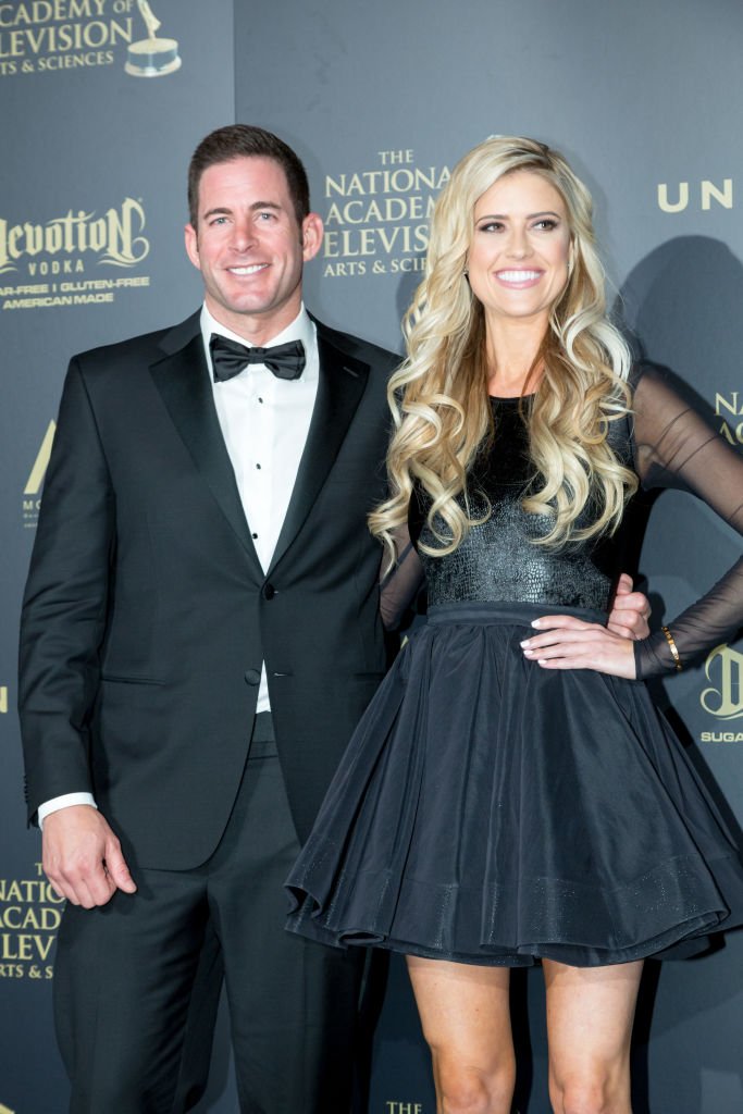TV Personalities Tarek and Christina El Moussa attends the 44th Annual Daytime Emmy Awards at Pasadena Civic Auditorium | Photo: Getty Images